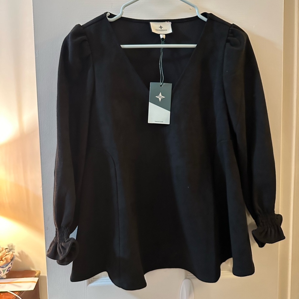 Tuckernuck Faux Suede Easton Blouse